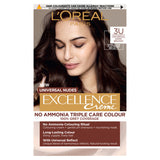 L'Oreal Excellence Universal Nudes Universal Dark Brown 3U with Complexion Flattering Reflects GOODS ASDA   