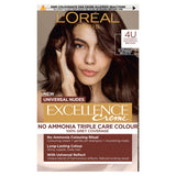 L'Oreal Excellence Universal Nudes Universal Brown 4U with Complexion Flattering Reflects GOODS ASDA   