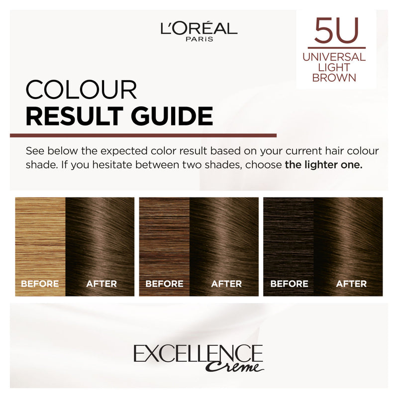 L'Oreal hair dye Light Brown, UK version