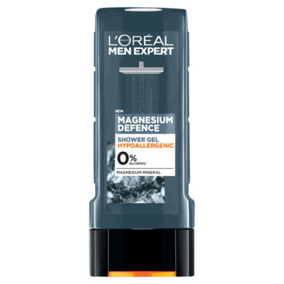 L'Oreal Men Expert Magnesium Defence Hypoallergenic Shower Gel 400ml, UK version