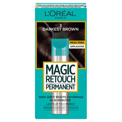 L'Oreal Magic Retouch root spray Darkest Brown 3 75ml, imported from the UK