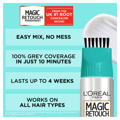 L'Oreal Magic Retouch root spray Darkest Brown 3 75ml, imported from the UK