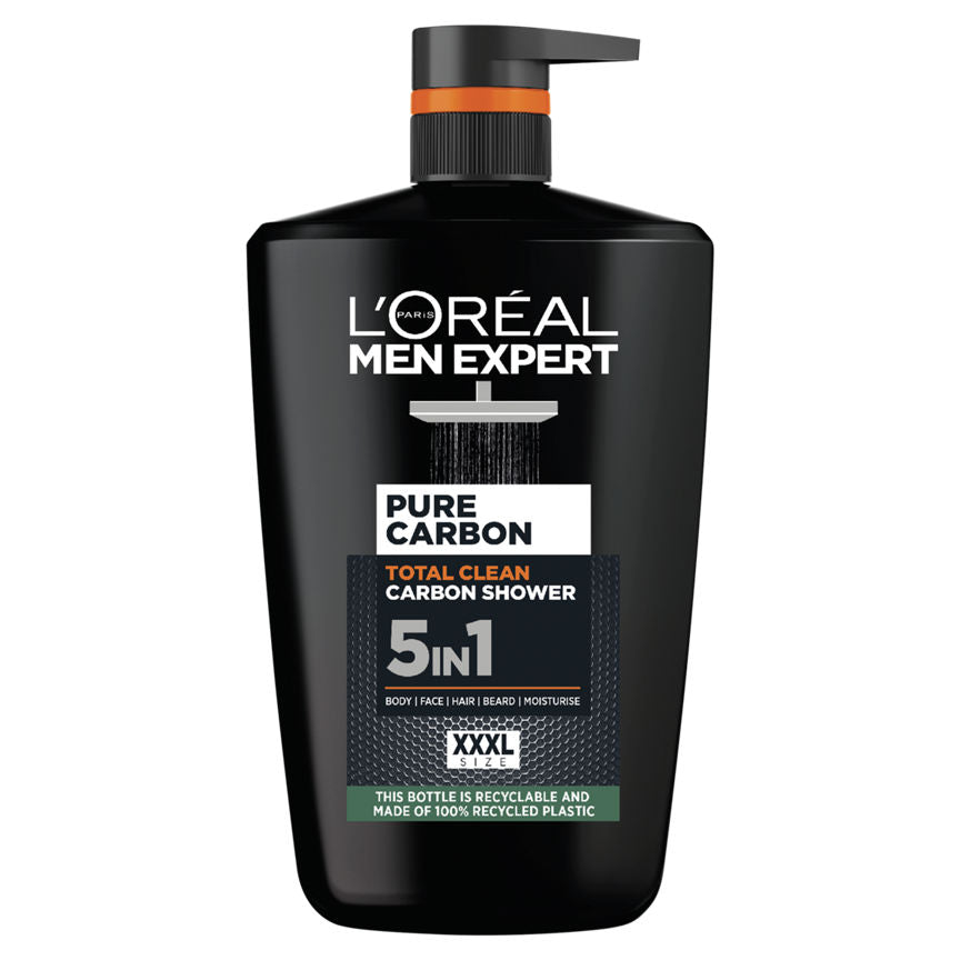 L 'Oreal Men Expert Pure Carbon Shower Gel Large XXL 1L