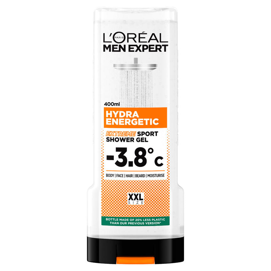 L 'Oreal L'Oreal Men Expert Hydra Energetic Extreme Sport Shower Gel Large 400ml GOODS ASDA   