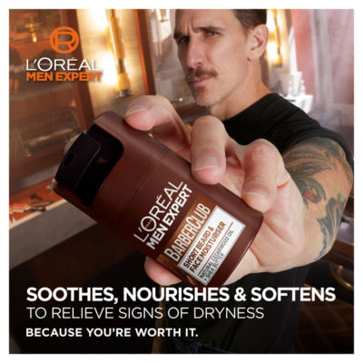 L'Oréal men's beard soothing gel moisturiser 50ml, UK version