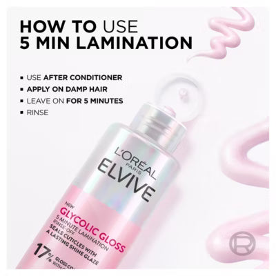L'Oreal Elvive Glycolic Gloss Treatment for dull hair 200ml, UK version