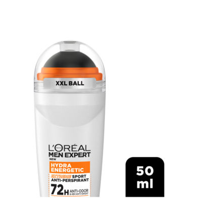 ASDA L'Oréal Men Expert Hydra Energetic Extreme Sport 72H Roll-On Antitranspirant Deodorant 50ml – online kaufen bei McGrocer