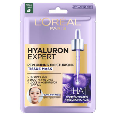 L'Oreal Paris Hyaluron Expert Replumping Tissue Mask 30g - British product