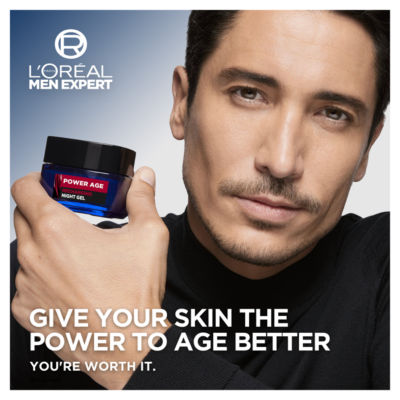 L'Oréal Men Expert Power Age Recharging Night Gel 50ml, UK version