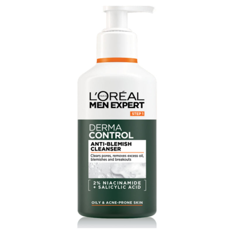 L'Oreal Men Expert Derma Control cleansing gel 260ml - British product