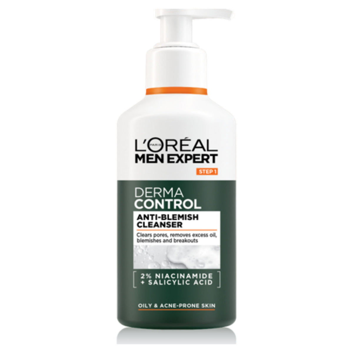 L'Oreal Men Expert Derma Control cleansing gel 260ml - British product