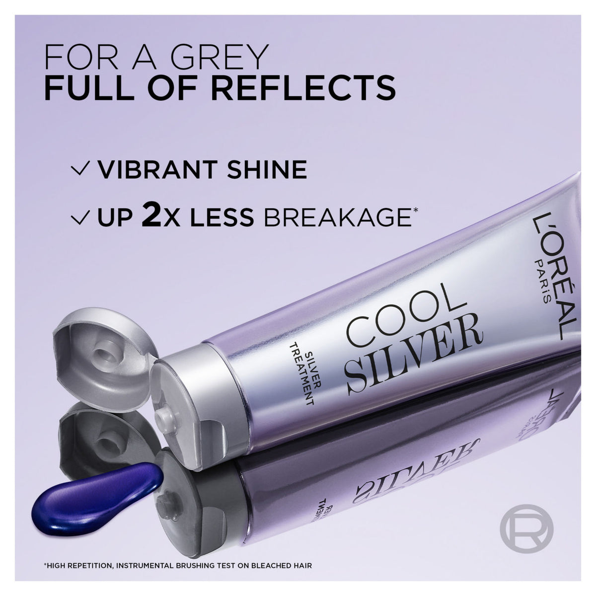 L'Oreal Cool Silver Pure White temporary hair colour - British product