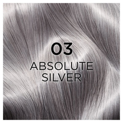 L'Oreal Cool Silver Absolute Silver temporary hair colour - British product