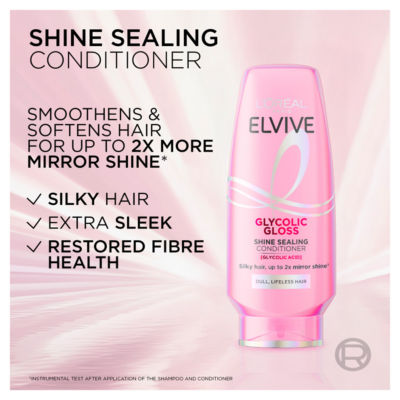 L'Oréal Paris Glycolic Gloss Conditioner 300ml, imported from the UK