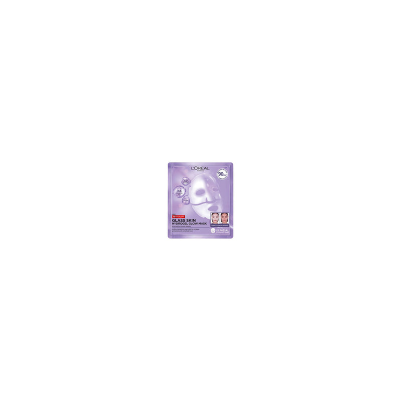 L'Oréal Paris Glass Skin hydrogel face mask 1pc, imported from the UK