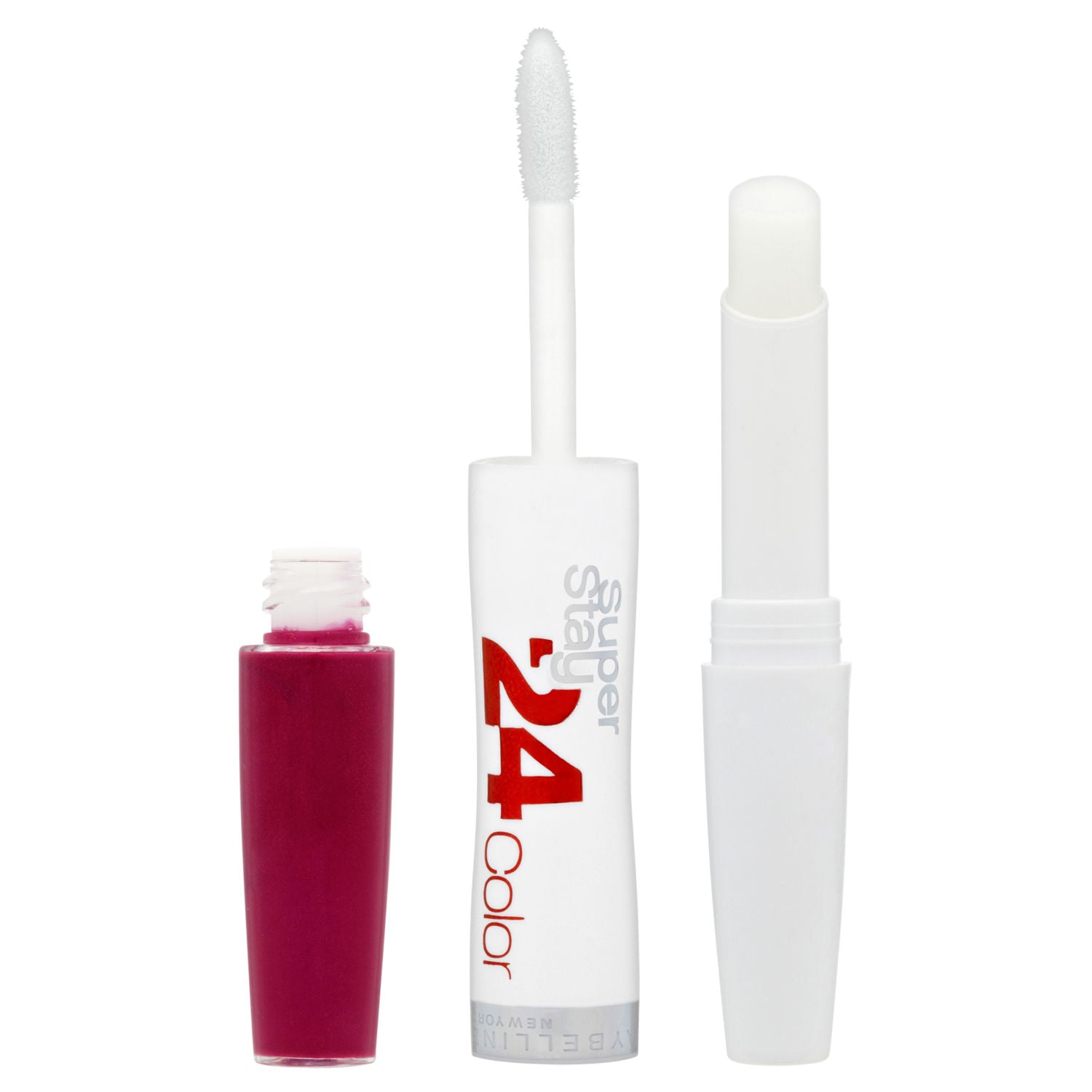 Maybelline Superstay 24 Dual Ended Lipstick Infinite Raspberry, imported from the UK