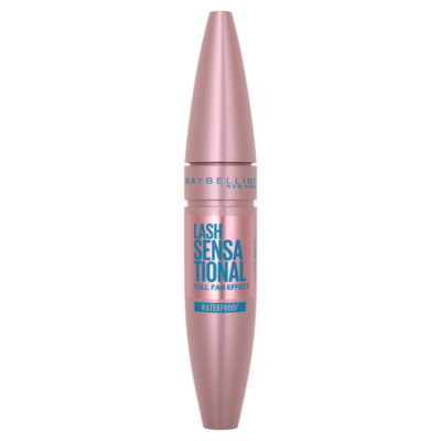 Maybelline Lash Sensational Waterproof mascara svart 9,4 ml - Britisk produkt