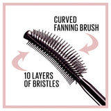 Maybelline Lash Sensational Waterproof mascara svart 9,4 ml - Britisk produkt