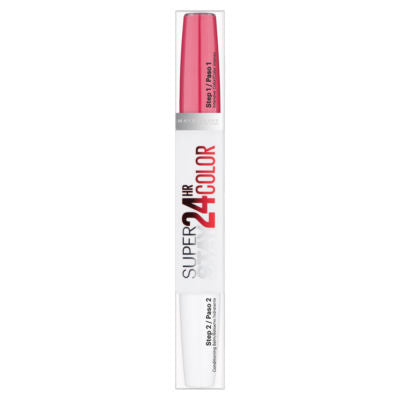Maybelline Superstay 24 Zwei-Enden-Lippenstift in Perpetual Rose (britische Marke)