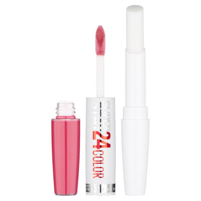 Maybelline Superstay 24 Zwei-Enden-Lippenstift in Perpetual Rose (britische Marke)