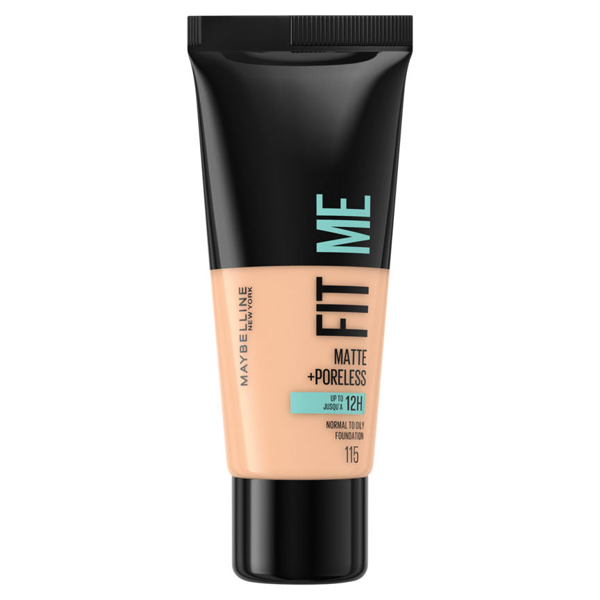 Maybelline Fit Me Matte & Poreless Foundation 115 Ivory GOODS ASDA   