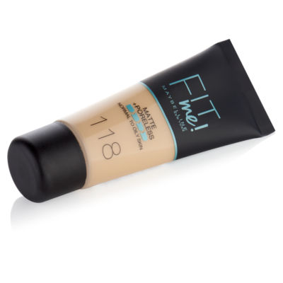 Maybelline Fit Me Matte Poreless foundation 118 Light Beige, UK version