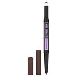 Maybelline Express Brow Duo dark brown eyebrow pencil and powder, imported from the UK