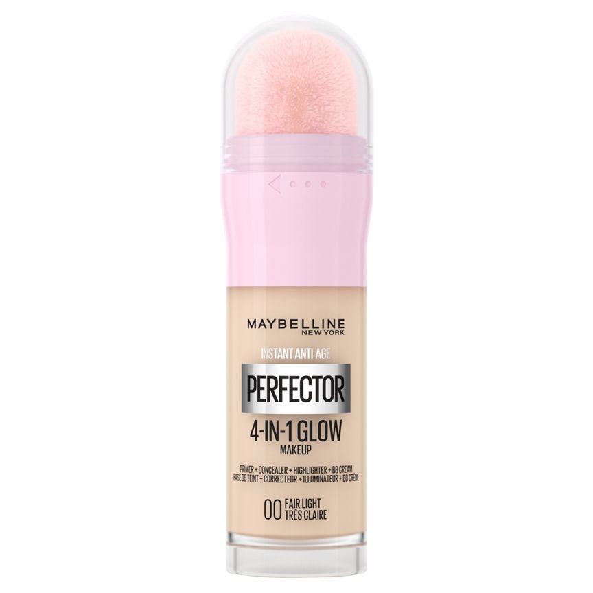 Maybelline Instant Anti Age Perfector 4-in-1 Glow Primer Glow Finish 00 Fair Light GOODS ASDA   