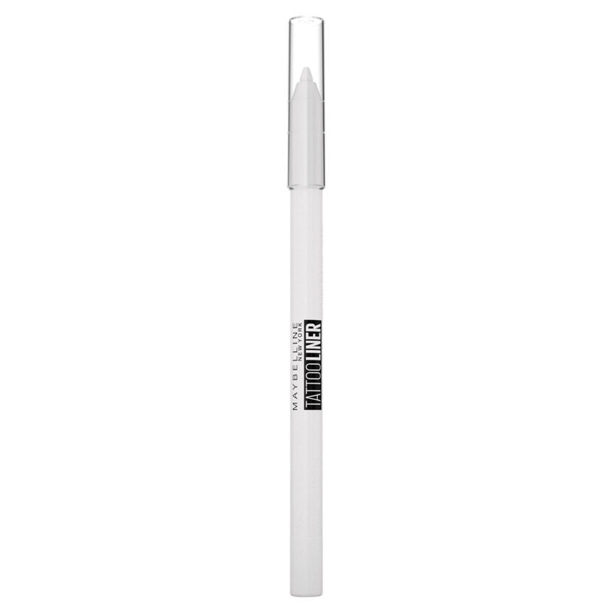 Maybelline Tattoo EyeLiner Longlasting Quick Drying Gel Pencil White