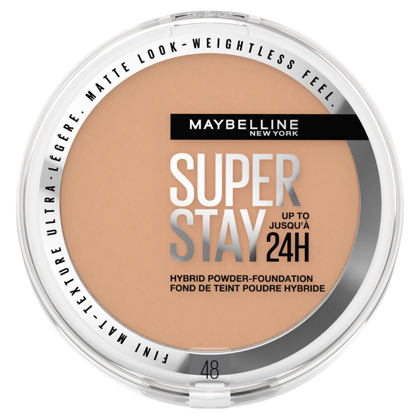 Maybelline SuperStay 24H Hybrid Powder Foundation Up to 24H of Medium Full Coverage 48 GOODS ASDA   