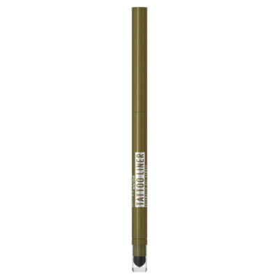 Maybelline Tattoo Smoky retractable pencil liner Emerald Energy, UK version