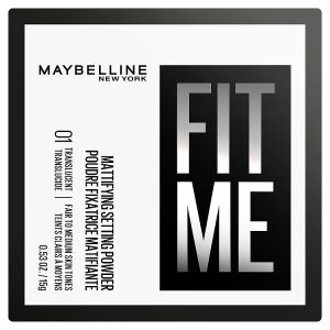 Maybelline Fit Me Loose Powder Translucent 15g, imported from the UK
