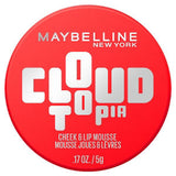 Maybelline New York Cloudtopia blush Divine Crimson 5g, imported from the UK
