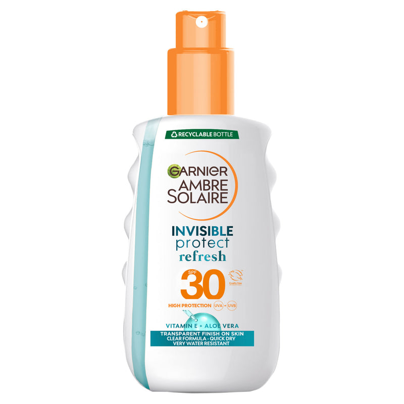 Garnier Ambre Solaire invisible protect sun cream spray SPF30 150ml, UK version