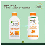 Garnier Ambre Solaire SPF20 sun cream lotion 175ml, imported from the UK