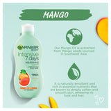 Garnier mango oil and probiotic extract body lotion 400ml, UK version