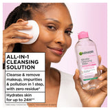 Garnier Micellar Water, Gentle face cleanser & Makeup Remover for Sensitive Skin, 400ml
