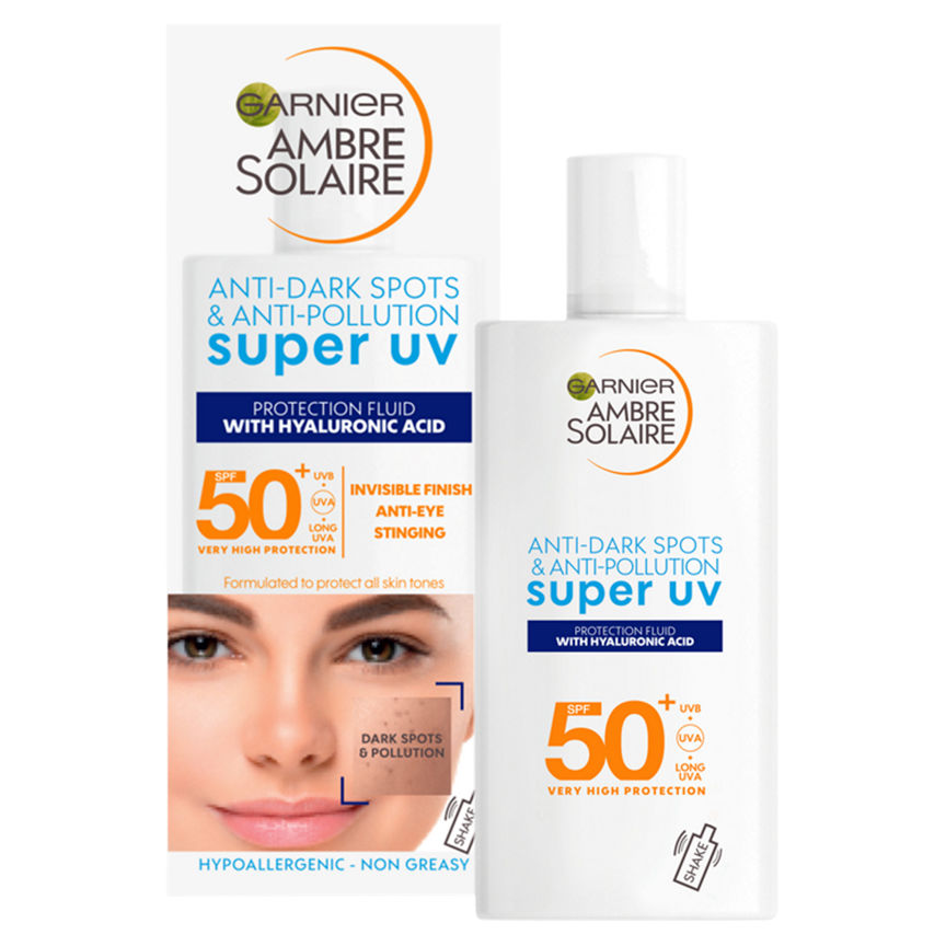 Ambre Solaire Ultra-Light Sensitive Face Fluid SPF50+ GOODS ASDA   