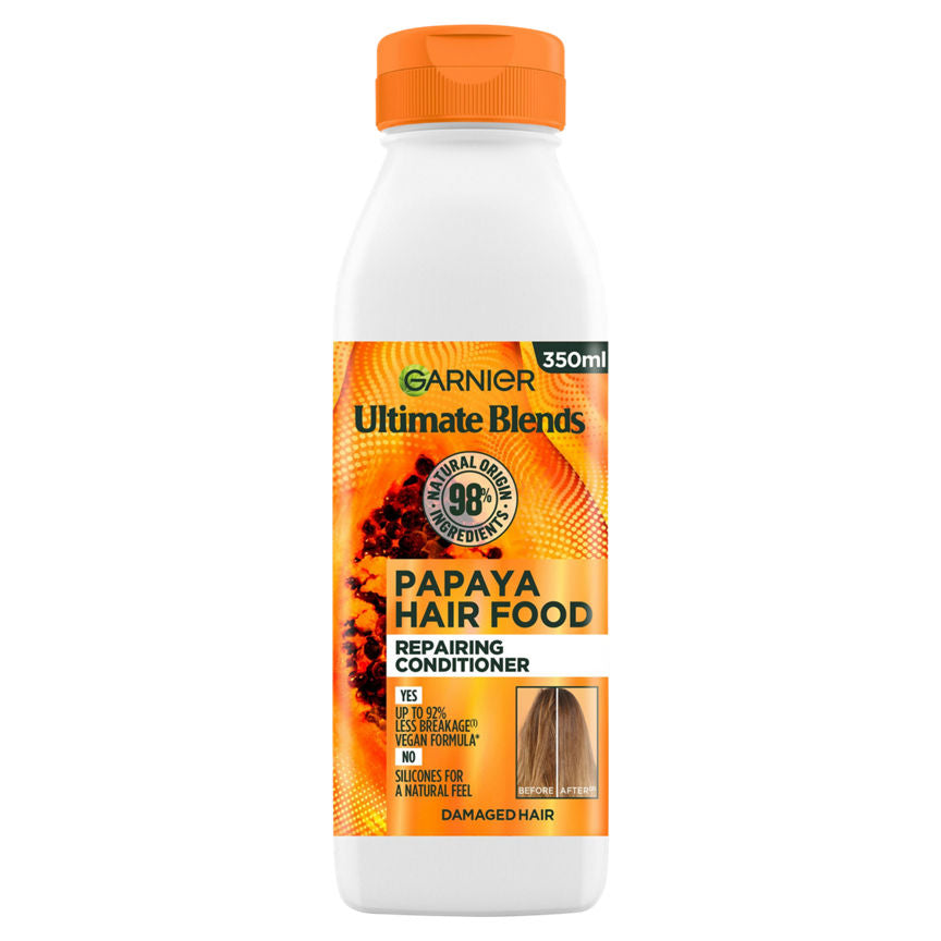 Garnier Ultimate Blends Repairing Hair Food Papaya & Coconut Conditioner for Damaged Hair GOODS ASDA   