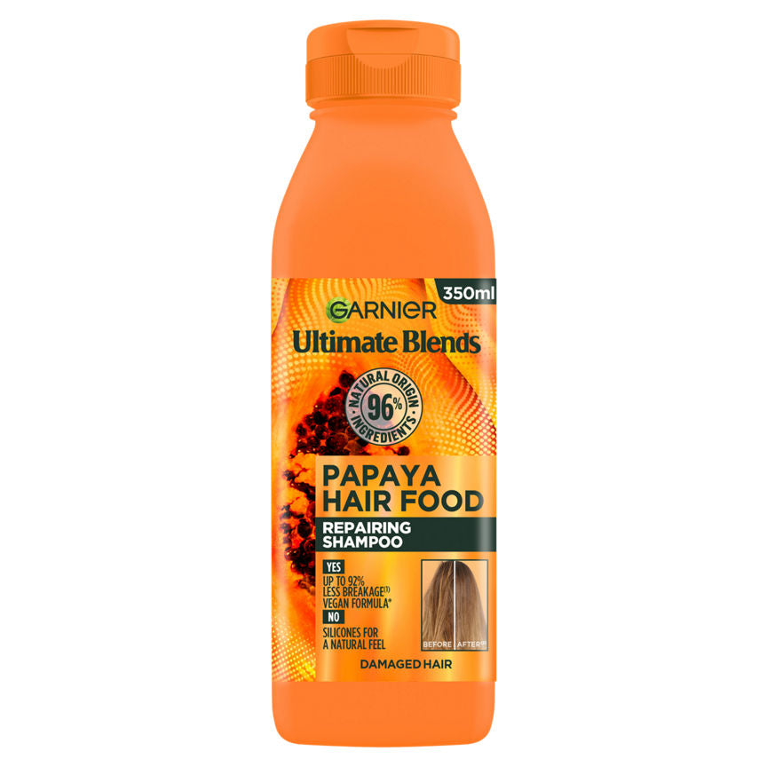 Garnier Ultimate Blends Repairing Hair Food Papaya & Coconut Shampoo for Damaged Hair