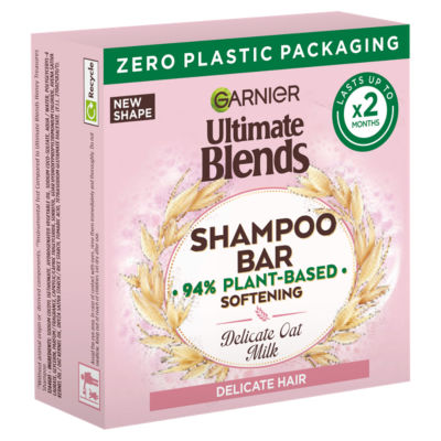 Garnier Delicate Oat Solid Shampoo Bar 60g, imported from the UK