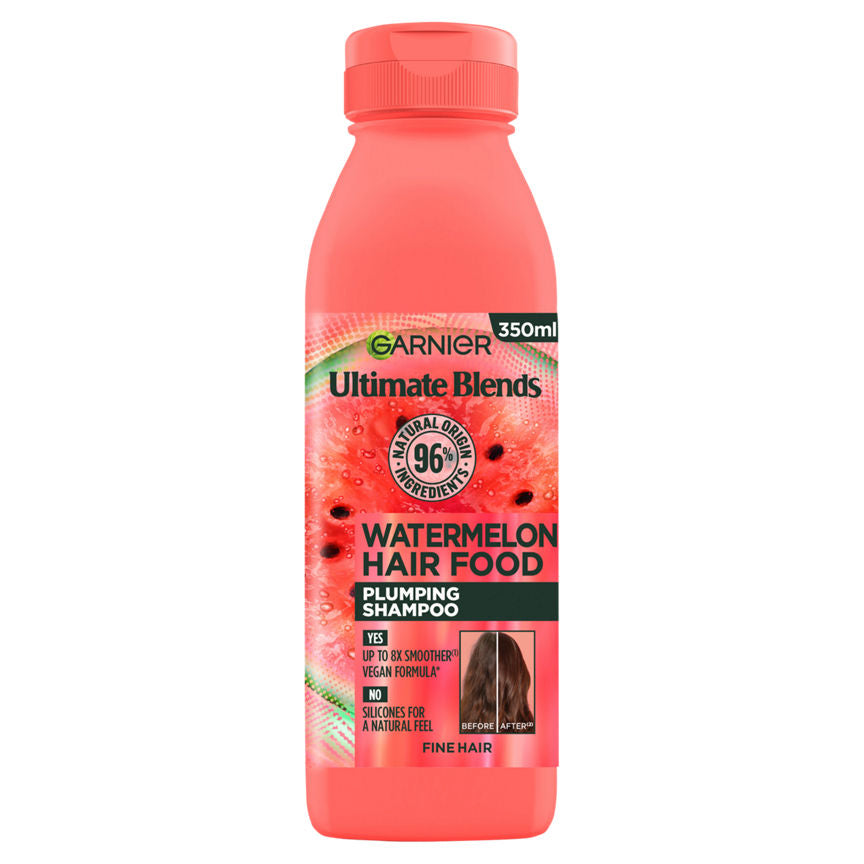 Garnier Ultimate Blends Plumping Hair Food Watermelon Shampoo for Fine Hair GOODS ASDA   