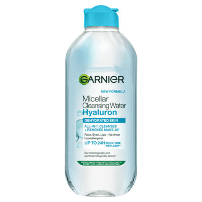 Garnier Micellar Hyaluronic Aloe Water Facial Cleanser for Dehydrated Skin