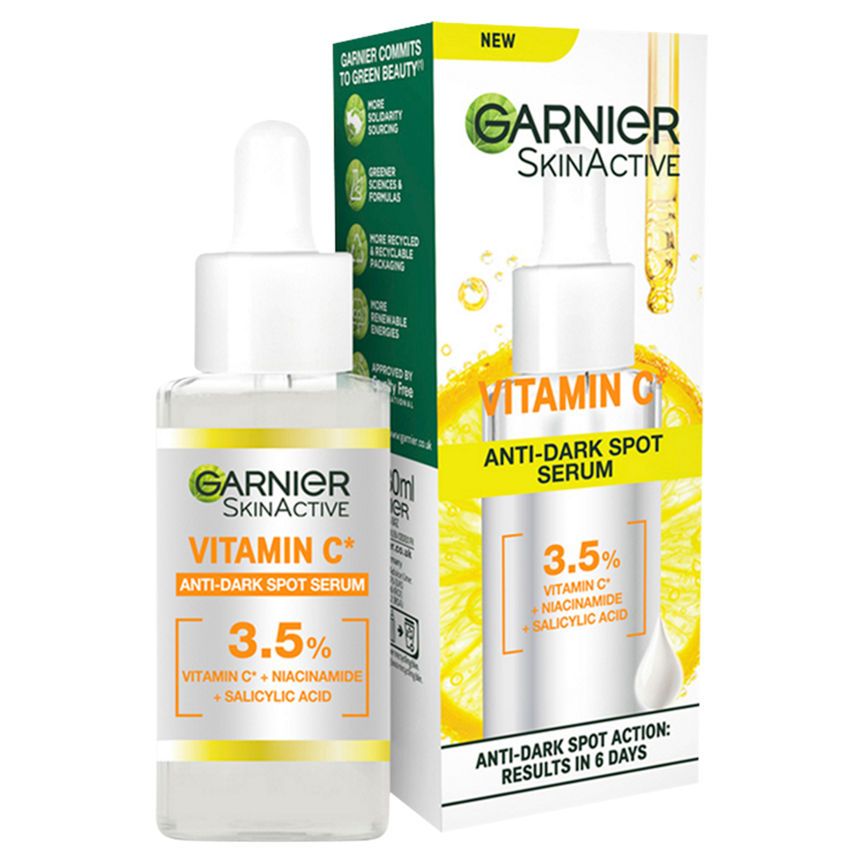 Garnier Vitamin C Serum for Face Anti-Dark Spots & Brightening Serum GOODS ASDA   