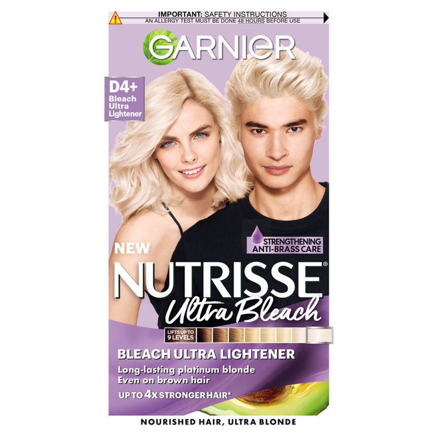 Garnier Nutrisse Ultra Color Bleach Intense Platinum Permanent Hair Dye GOODS ASDA   