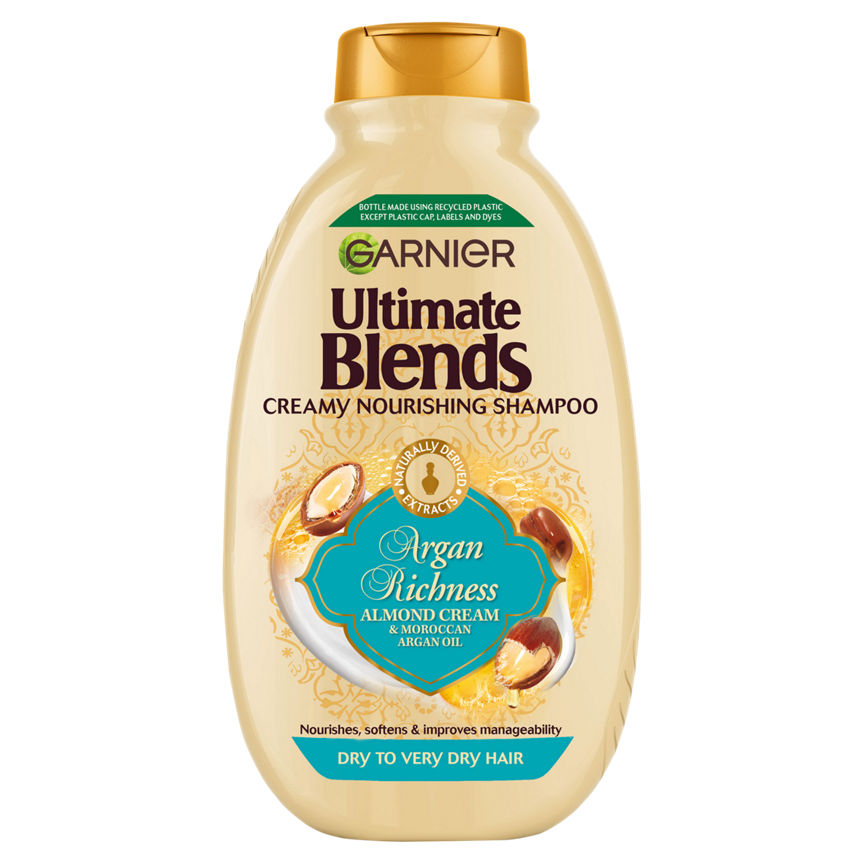 Garnier Ultimate Blends Argan oil & Almond Cream Shampoo GOODS ASDA   