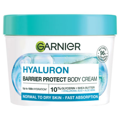 ASDA Garnier Hyaluron Barrier Protect Hydrating Body Cream 380ml- Buy online at McGrocer