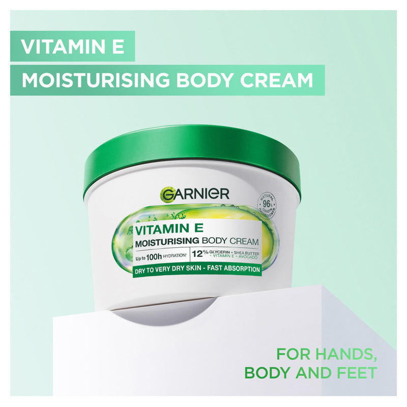 Garnier Vitamin E Moisturising Body Cream 380ml, UK version