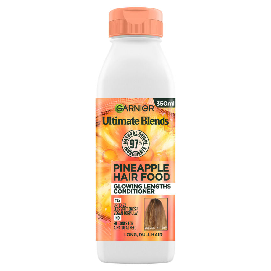 Garnier Ultimate Blends Pineapple & Alma Hair Food Conditioner for Long Dull Hair GOODS ASDA   