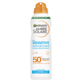 Garnier Ambre Solaire SPF 50+ Sensitive Advanced Dry Mist Sun Spray GOODS ASDA   